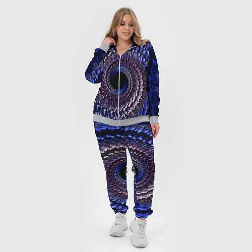 Женский костюм Оптический стиль узор / 3D-Меланж – фото 4