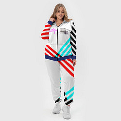 Женский 3D-костюм GTA6 vice city line, цвет: 3D-синий — фото 2