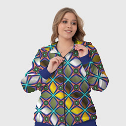 Женский 3D-костюм Марокканская вязь, цвет: 3D-синий — фото 2