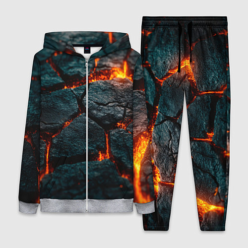 Женский костюм Скала и лава / 3D-Меланж – фото 1