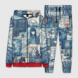 Женский костюм Персонажи аниме на пэчворк