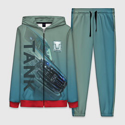 Женский 3D-костюм Tank 500, цвет: 3D-красный