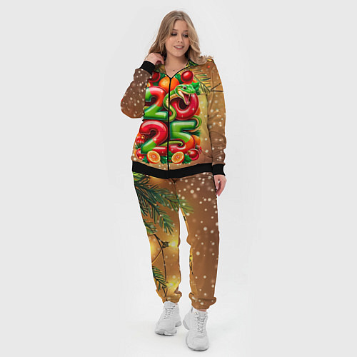 Женский костюм Змеи к нам приходят / 3D-Черный – фото 4