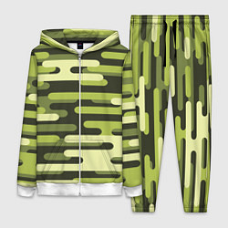 Женский 3D-костюм Камуфляжная форма, цвет: 3D-белый