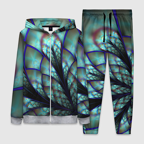 Женский костюм Абстракция неон / 3D-Меланж – фото 1