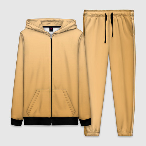 Женский костюм Градиент Коко карамель / 3D-Черный – фото 1