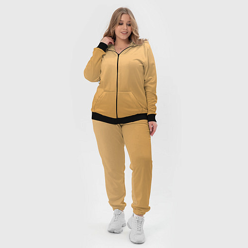 Женский костюм Градиент Коко карамель / 3D-Черный – фото 4