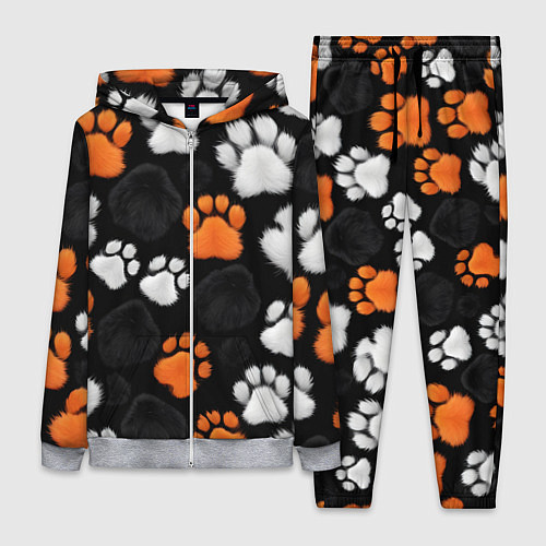 Женский костюм Мохнатые лапки / 3D-Меланж – фото 1