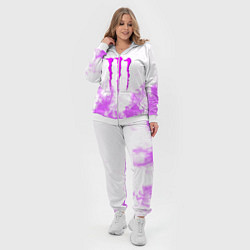 Женский 3D-костюм Monster energy neon flame, цвет: 3D-белый — фото 2