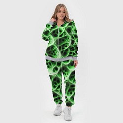 Женский 3D-костюм Зелёная пористая структура, цвет: 3D-меланж — фото 2