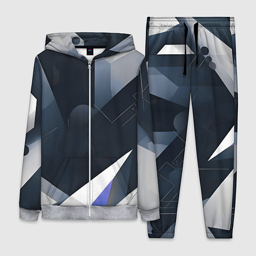 Женский костюм Абстракция город следующего века / 3D-Меланж – фото 1