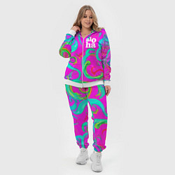 Женский 3D-костюм Abstract floral pattern - aloha, цвет: 3D-белый — фото 2