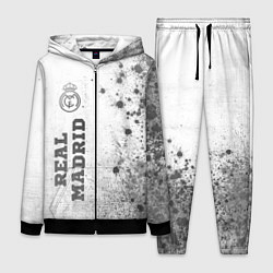 Женский 3D-костюм Real Madrid - white gradient по-вертикали, цвет: 3D-черный