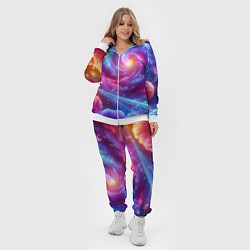 Женский 3D-костюм Neon space fantasy, цвет: 3D-белый — фото 2