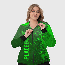 Женский 3D-костюм Placebo - green gradient по-вертикали, цвет: 3D-черный — фото 2