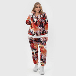 Женский 3D-костюм Огненные перья, цвет: 3D-белый — фото 2