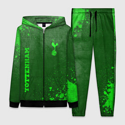 Женский 3D-костюм Tottenham - green gradient вертикально, цвет: 3D-черный