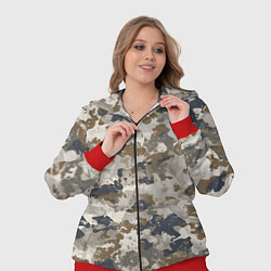 Женский 3D-костюм Светлый камуфляж, цвет: 3D-красный — фото 2