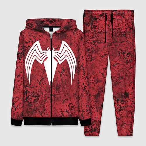 Женский костюм Знак венома на красном / 3D-Черный – фото 1