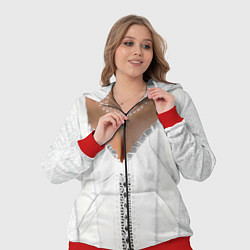 Женский 3D-костюм Костюм невесты с ожерельем, цвет: 3D-красный — фото 2