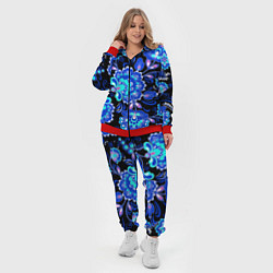 Женский 3D-костюм Хохлома негатив, цвет: 3D-красный — фото 2