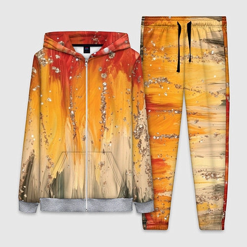 Женский костюм Красочная текстура с блестяшками / 3D-Меланж – фото 1