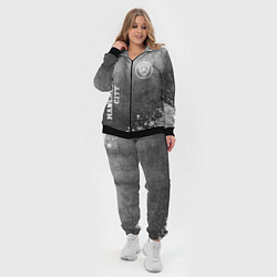 Женский 3D-костюм Manchester City - grey gradient вертикально, цвет: 3D-черный — фото 2