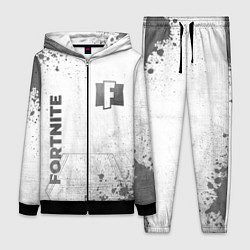 Женский 3D-костюм Fortnite - white gradient вертикально, цвет: 3D-черный