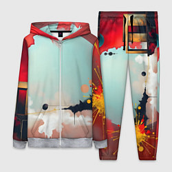 Женский 3D-костюм Сюрреалистичная абстракция, цвет: 3D-меланж