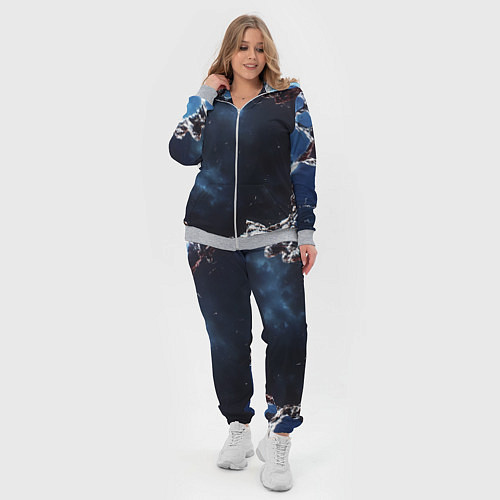 Женский костюм Объемная дыра в стене текстура / 3D-Меланж – фото 4