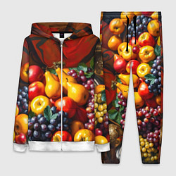 Женский 3D-костюм Фруктовый натюрморт, цвет: 3D-белый