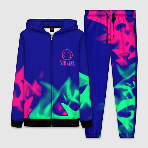 Женский костюм Nirvana fire neon / 3D-Черный – фото 1