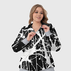 Женский 3D-костюм Брызги белой краски, цвет: 3D-меланж — фото 2