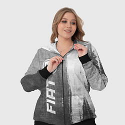 Женский 3D-костюм Fiat - grey gradient по-вертикали, цвет: 3D-черный — фото 2