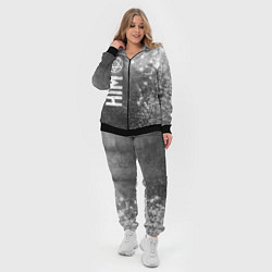 Женский 3D-костюм HIM - grey gradient по-вертикали, цвет: 3D-черный — фото 2