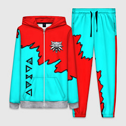 Женский костюм Ведьмак краски логотип