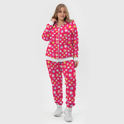 Женский 3D-костюм Skzoo pattern pink, цвет: 3D-белый — фото 2