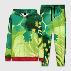 Женский 3D-костюм Вдохновленный природой, цвет: 3D-красный