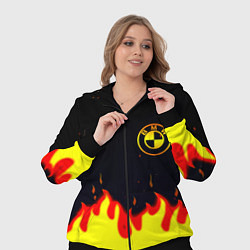 Женский 3D-костюм BMW огненный, цвет: 3D-черный — фото 2