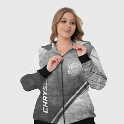 Женский 3D-костюм Chrysler - grey gradient вертикально, цвет: 3D-черный — фото 2