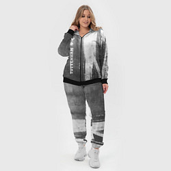 Женский 3D-костюм Tottenham - grey gradient по-вертикали, цвет: 3D-черный — фото 2