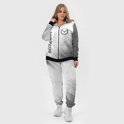Женский 3D-костюм Mazda - white gradient вертикально, цвет: 3D-черный — фото 2