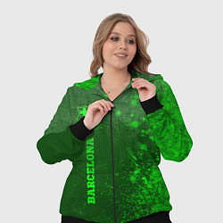 Женский 3D-костюм Barcelona - green gradient по-вертикали, цвет: 3D-черный — фото 2