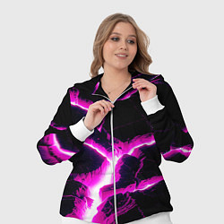 Женский 3D-костюм Color pink black, цвет: 3D-белый — фото 2