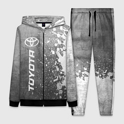 Женский 3D-костюм Toyota - grey gradient по-вертикали, цвет: 3D-черный