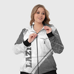 Женский 3D-костюм Lazio - white gradient вертикально, цвет: 3D-черный — фото 2