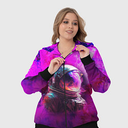 Женский 3D-костюм Космонавт красочный, цвет: 3D-черный — фото 2