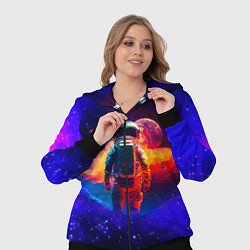 Женский 3D-костюм Огненный путь космонавта, цвет: 3D-черный — фото 2