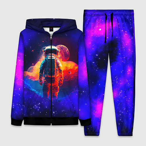 Женский костюм Огненный путь космонавта / 3D-Черный – фото 1