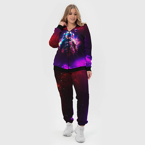 Женский костюм Космонавт пламенный / 3D-Черный – фото 4